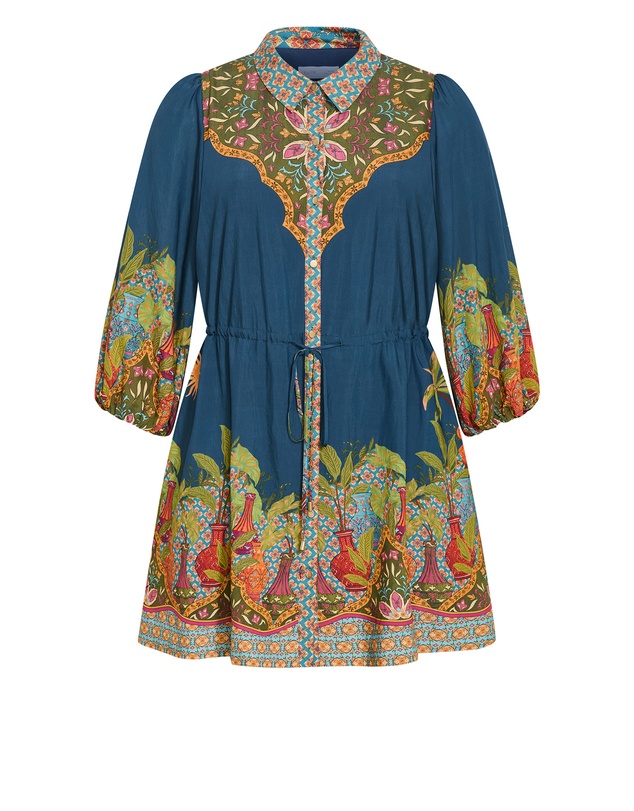 City Chic - Fools Paradise Print Mini Dress