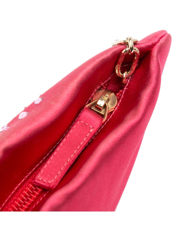Pre-Loved by Azura Reborn - Pre-Loved chanel Camelia Clutch CrystalEmbellished