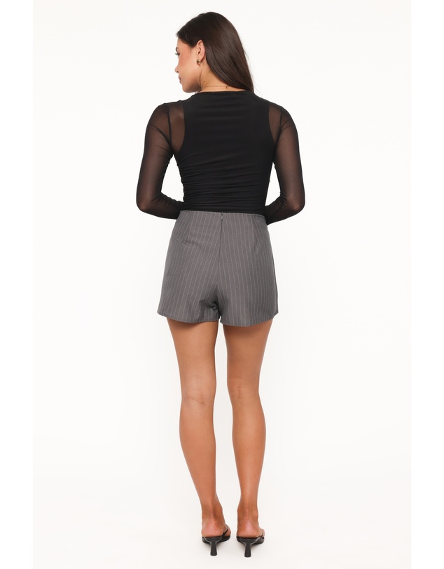 Petal & Pup - Livia Tailored Skort - Charcoal
