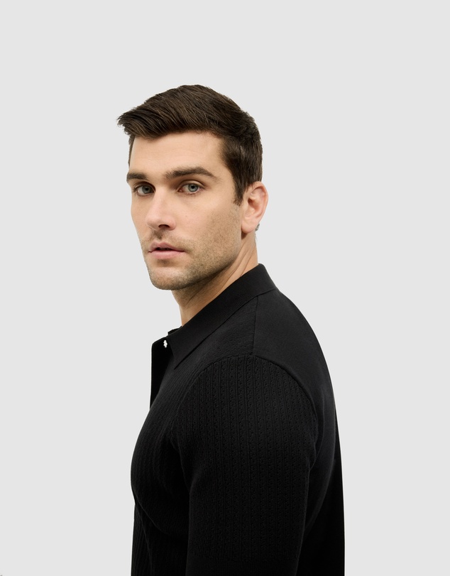 Politix - Textured Button-through Knit