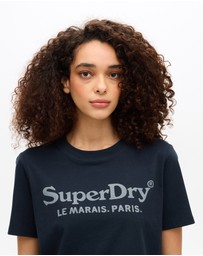 Superdry - Venue Metallic Graphic Tee