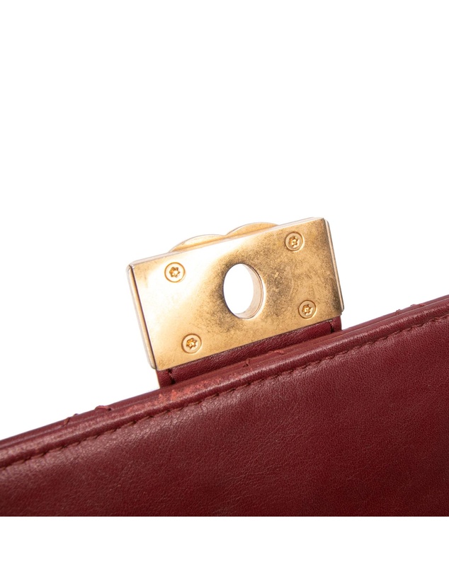 Pre-Loved by Azura Reborn - Pre-Loved CC Stitched Calfskin Chain Flap