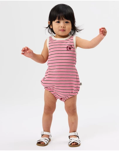 Goldie + Ace - Waffle Bubble Romper - Babies
