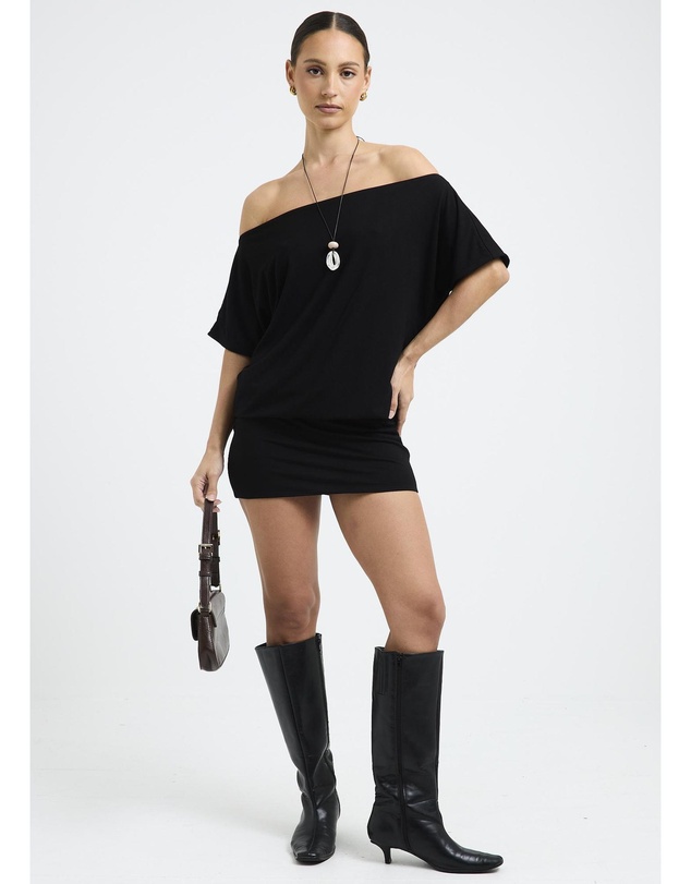 Alice In The Eve - Chantal Off Shoulder Mini Dress