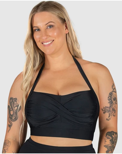 B Free Intimate Apparel - Ruched Bikini Bra (B-C-D-DD-E) Cup