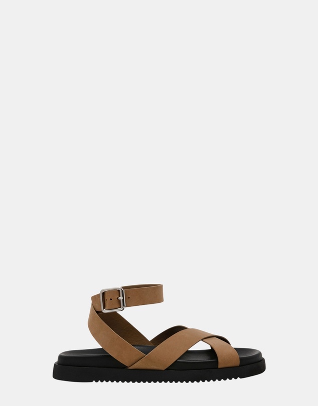 Steve Madden - My Bestie Taupe Nubuck Sandals