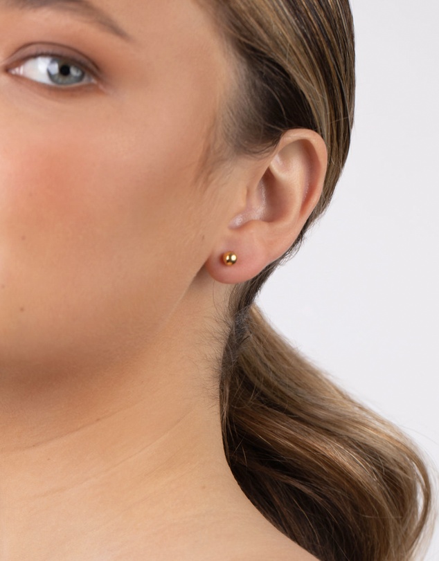 Lovisa - Gold Plated Sterling Silver Ball Earring Pack