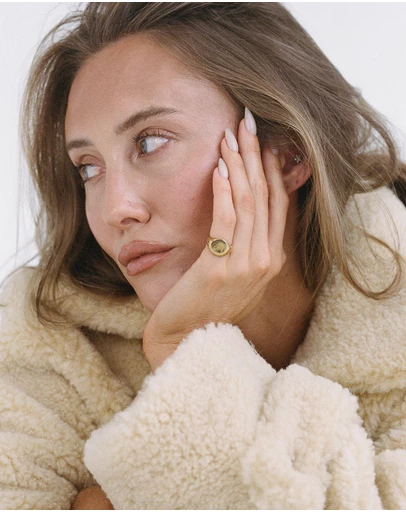 Porter Jewellery - Initial Signet Pinky Ring