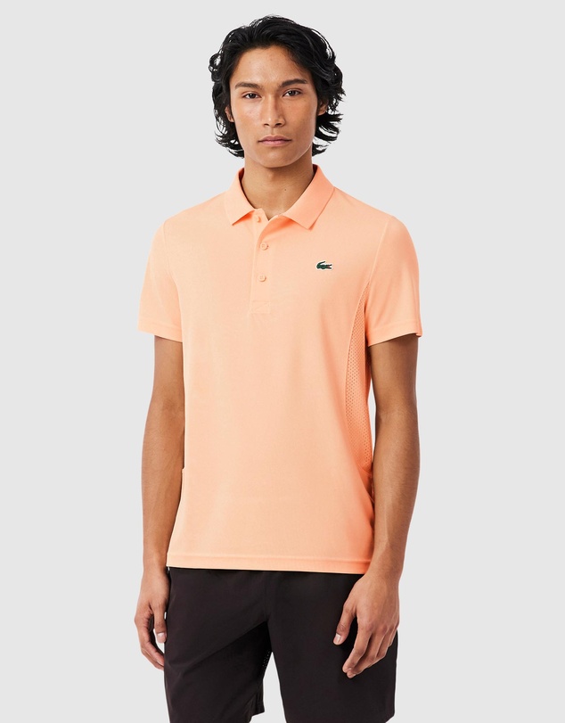 Lacoste - Novak Djokovic On Court Run Resistant Ultra Dry Pique Knit Polo Shirt