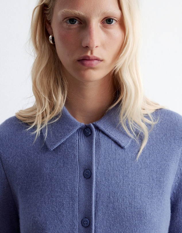 & Other Stories - Short Sleeve Merino-Blend Cardigan