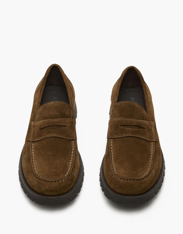 Aquila - Ezra Suede Penny Loafers