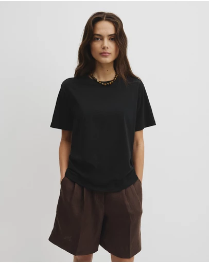 Country Road - Textured Short Sleeve Slub T-shirt