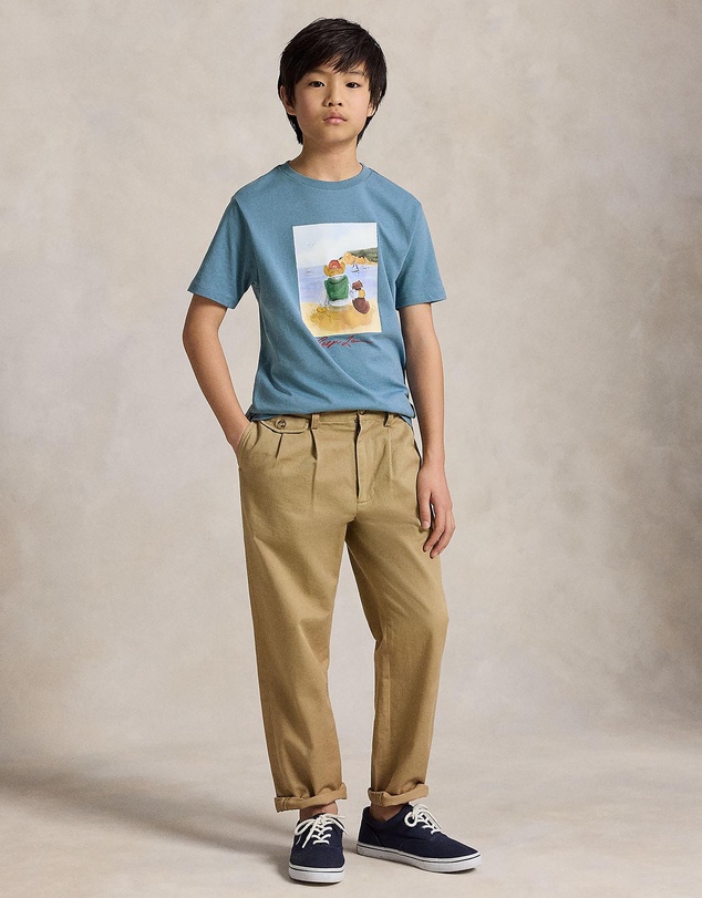 Polo Ralph Lauren - Polo Bear Cotton Jersey Tee - Kids