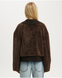 Cotton On - Oslo Faux Fur Jacket