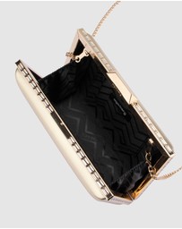 Olga Berg - Sammi Crystal Frame Clutch