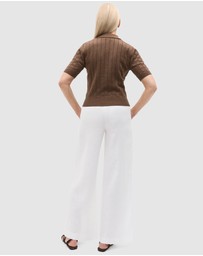 Seed Heritage - Cotton Wide Rib Polo Knit