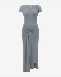 Forcast - Kim Asymmetric Ruched Dress