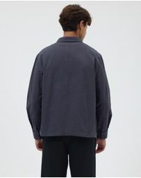 AERE - Boxy Fit Cotton Overshirt