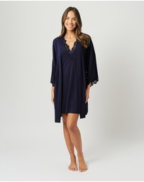 UNE PIECE - Lace Trim Modal Robe