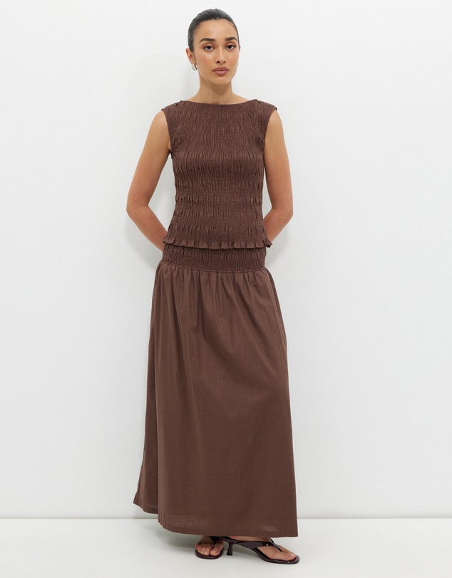 Calli - Dakota Shirred Top