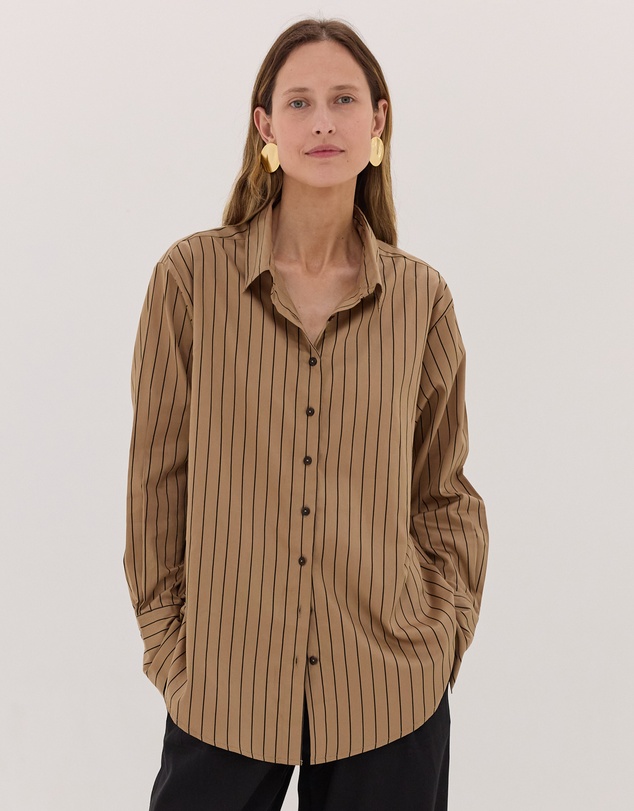 Cloth & Co. - The Classic Shirt | Coffee & Black