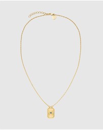 Rosefield - Evil Eye Amulet Gold-Tone Necklace