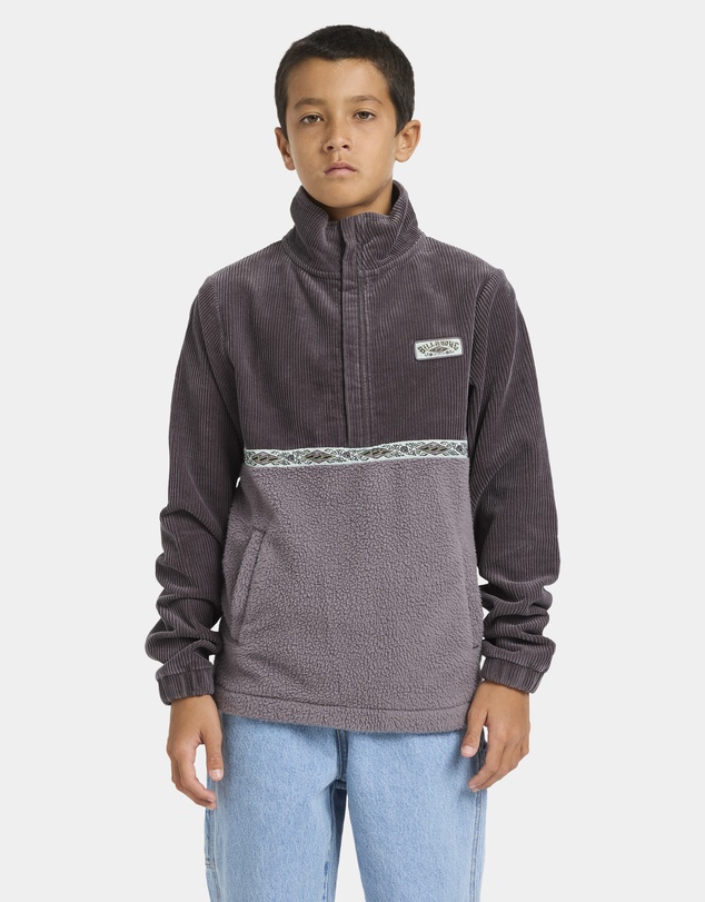 Billabong - Boys 8 to 16 Space Lobs Mock Neck Fleece Top
