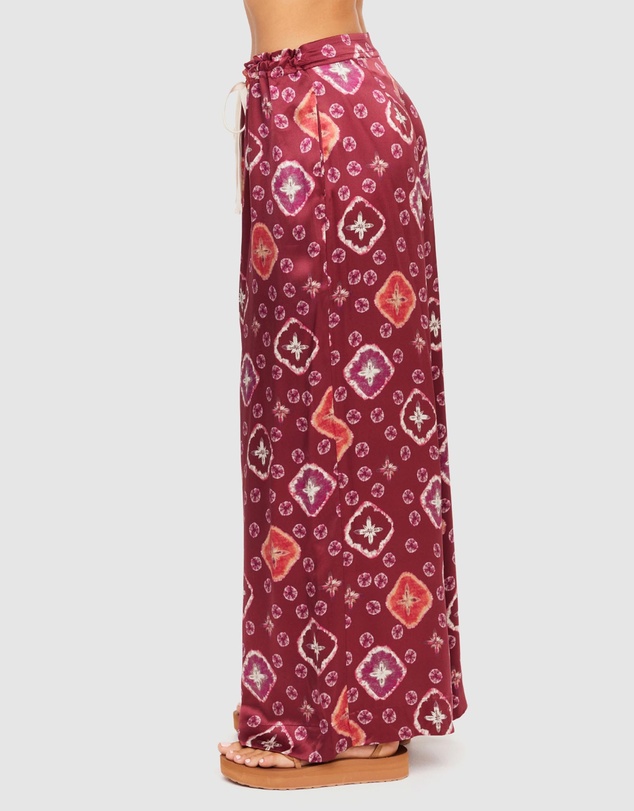 The Upside - Miri Kato Silk Wide Leg Pants