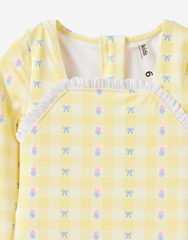 Cotton On Kids - Long Sleeve Boyleg One Piece