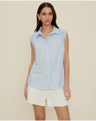 The Fated - Lucie Linen Blend Shirt