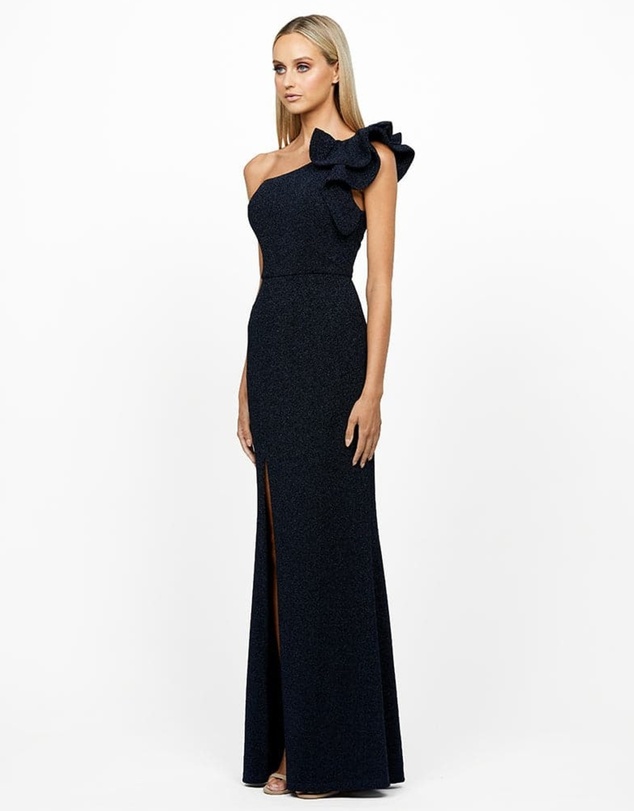 Bariano - Kristi One Shoulder Gown