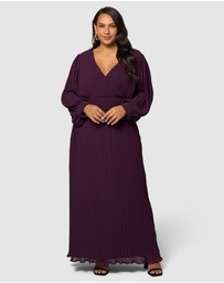 Pink Dusk by Curve Project - Secret Rendezvous Maxi Dress