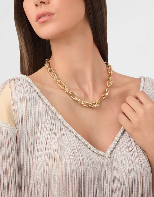 Philipp Plein - Plein Edge Gold-Tone Necklace