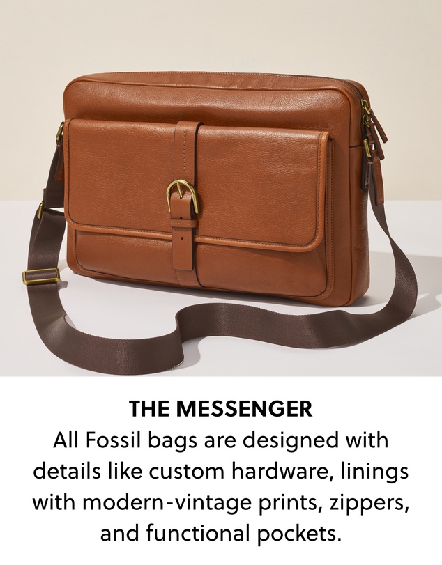 Fossil - Fossil Camden Brown Messenger MBG9602210