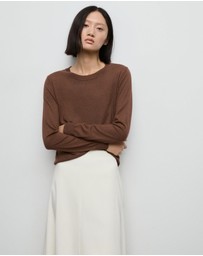 M.N.G - Fine-Knit Crew-Neck Sweater
