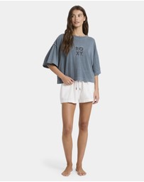 Roxy - Womens Warm Ups Oversized T-Shirt