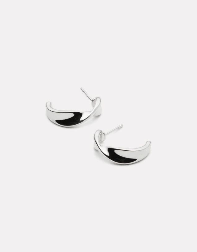 Najo - Suncrest Silver Stud Earring