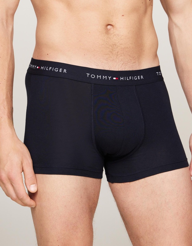 Tommy Hilfiger - 3-Pack Essential Logo Waistband Trunks