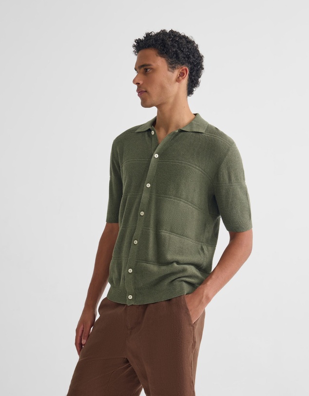 Oxford - Jack Knitted Button Up Shirt