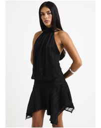 Alice In The Eve - Naomi High Neck Mini Dress