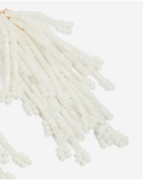 Lovisa - White Beaded Drop Earrings
