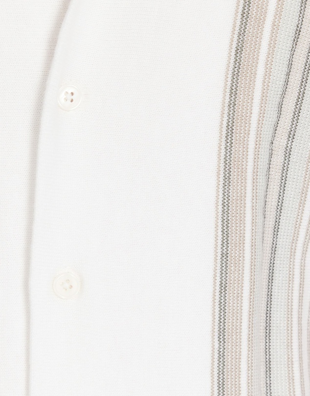 Tarocash - Brycen Stripe Knit Polo Shirt