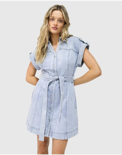 Belle & Bloom - Heartline Denim Dress