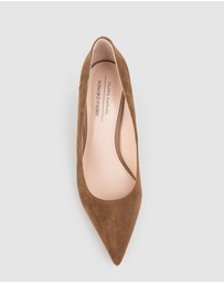Edward Meller - BRYNLEY85 Block Heel Pointed Pump