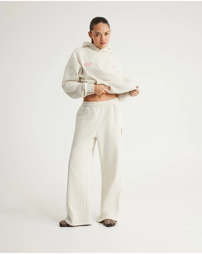 Upstate - Off-Duty Track Pant - Oatmeal Marle