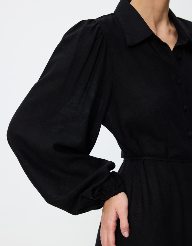 Tussah - Cara Blouson Sleeve Midi Dress