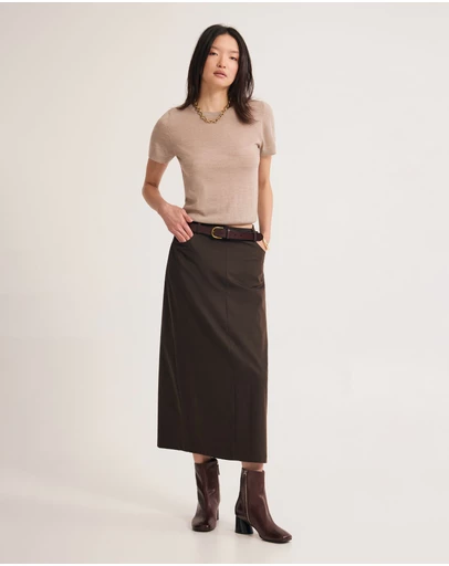 Oxford - Grace Short Sleeve Merino Knit