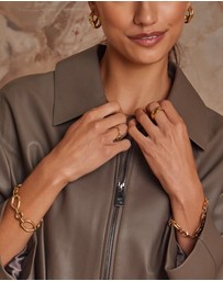 Zoe Olivia - Waterproof Muse Twist Hoop Earrings
