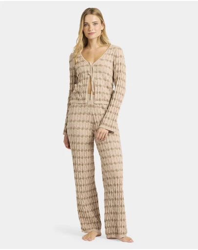 Billabong - Womens Bubble Tides Elastic Waist Knitted Pants