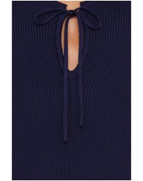 Petal & Pup - Desley Knit Long Sleeve Maxi Dress - Navy